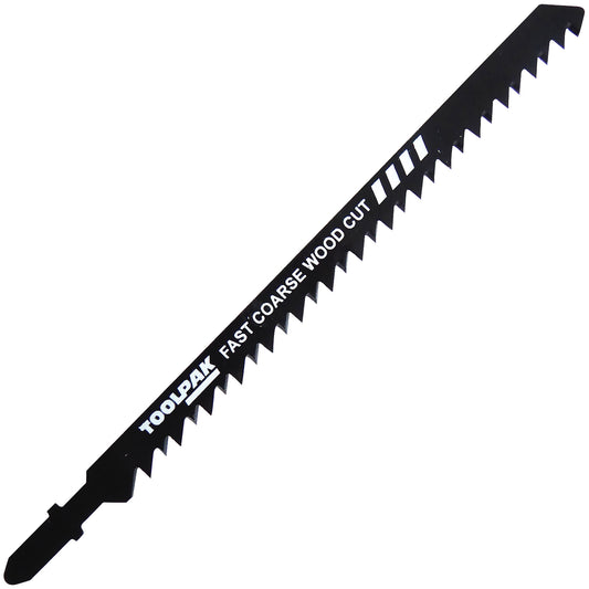 120mm 6tpi Fast Coarse Cut Jigsaw Blades Wood Pack of 3