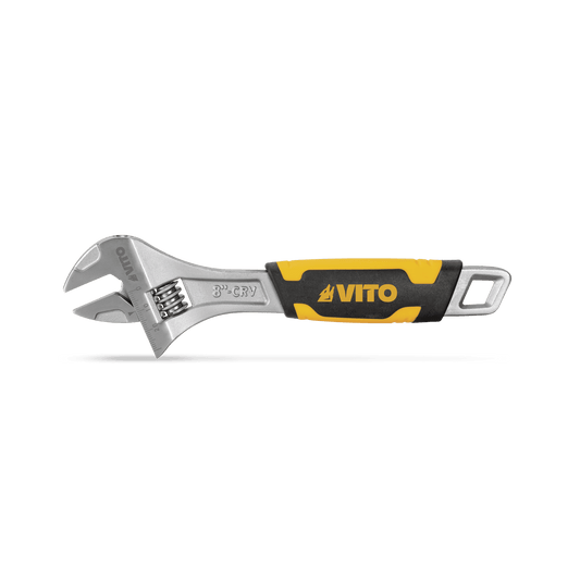 PRO  ADJUSTABLE WRENCH WITH BIMATERIAL HANDLE 300 MM