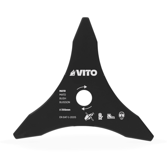 3-TEETH BRUSH CUTTING BLADE