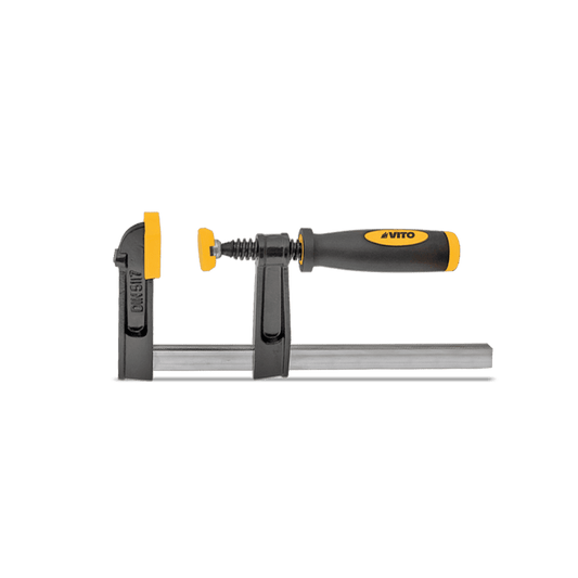 F-CLAMP WITH BIMATERIAL HANDLE 80X300MM