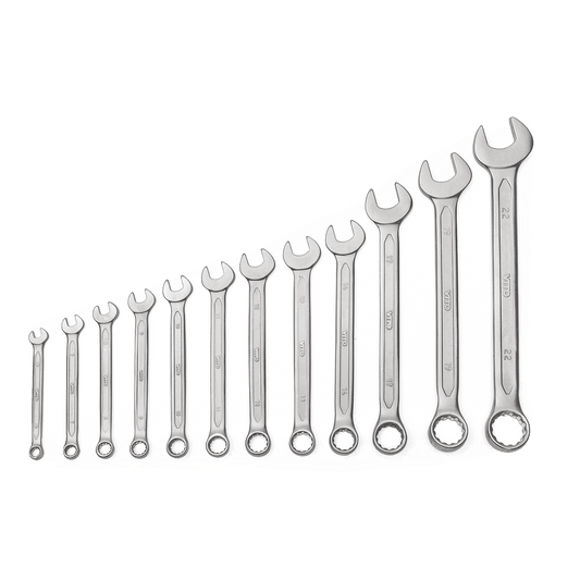 SET OF 12 COMBINATION SPANNERS