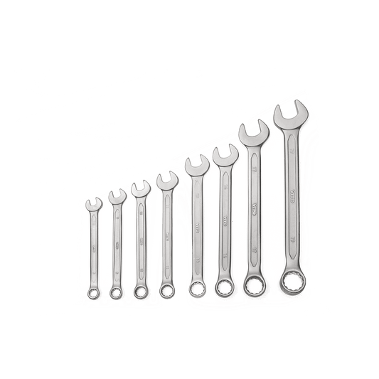 SET OF 8 COMBINATION SPANNERS