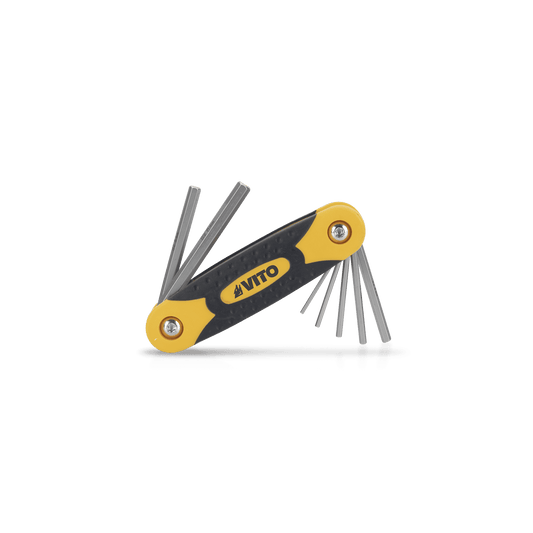 SET OF 7 FOLDING HEX KEYS PRO