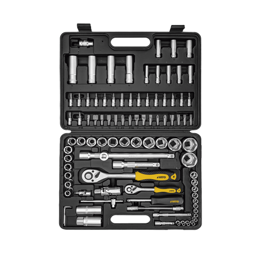 MIXED DRIVE SOCKET SET  -  94 PIECES